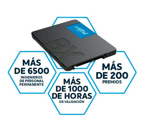 Unidad SSD 500GB Sata3 2.5' BX500