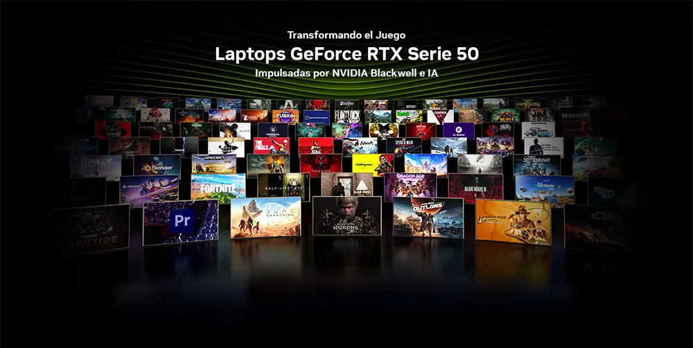 Notebook Gamer ASUS V16 Gaming Intel Core 7 Notebook ASUS U9 ARL HX en vista artística resaltando su diseño moderno y tecnología de vanguardia