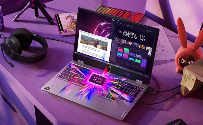 Legion 7 Gen 10 Core Ultra 9 16' Glaciar White Notebook AI PC Yoga Book 9i 14' Windows 11 Azul + Mouse