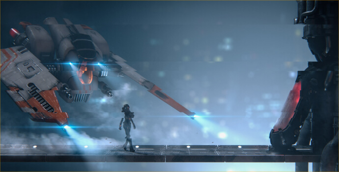 Monitor 27' Gaming QHD 210Hz altura ajustable Detalle de botones de control en monitor gaming 27 pulgadas