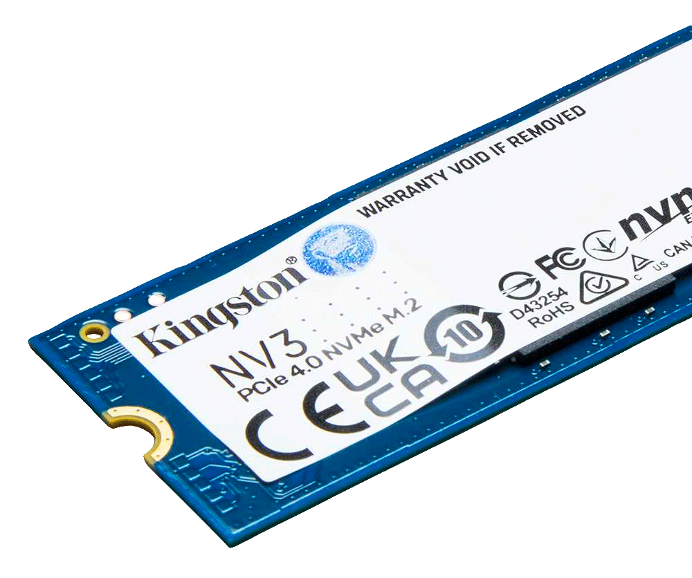 Kingston Unidad SSD 1TB NV3 M.2 2280 PCIe 4.0 NVMe SSD | pc Factory